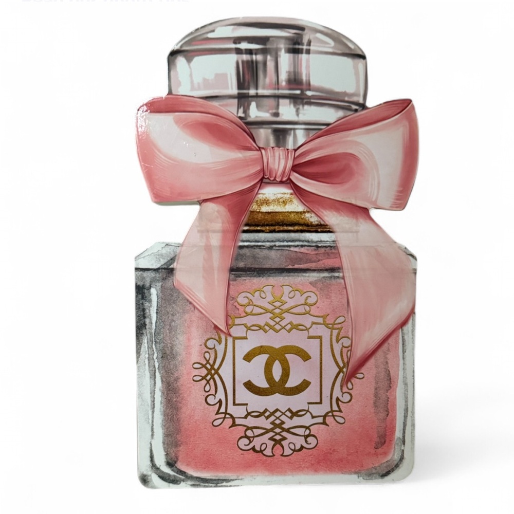 CHANEL PERFUME HOME 3D WOOD ACCENT DECOR - Picture 2 of 11